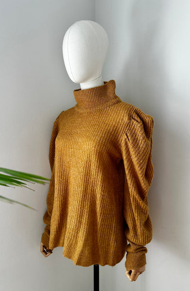 1980's High Neck Knited Jumper