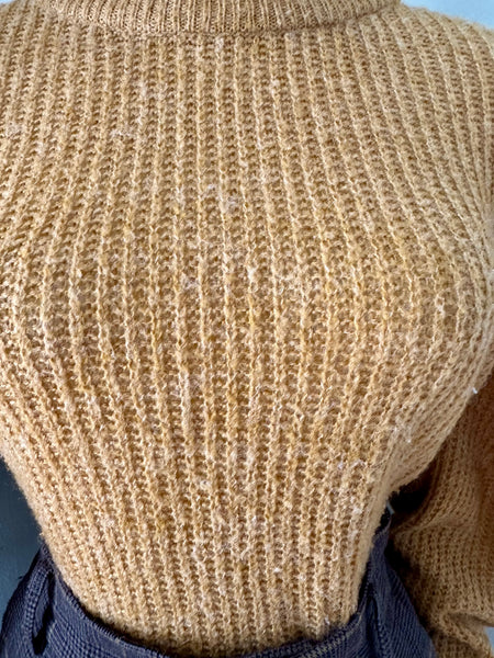 1980's High Neck Knited Jumper