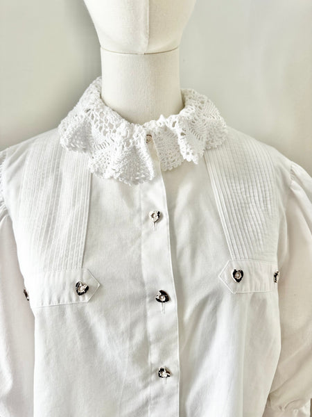 80's Cotton Blouse