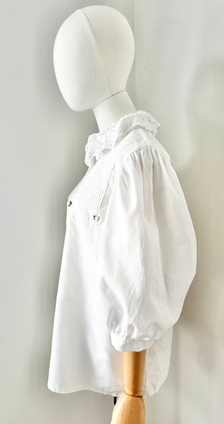 80's Cotton Blouse