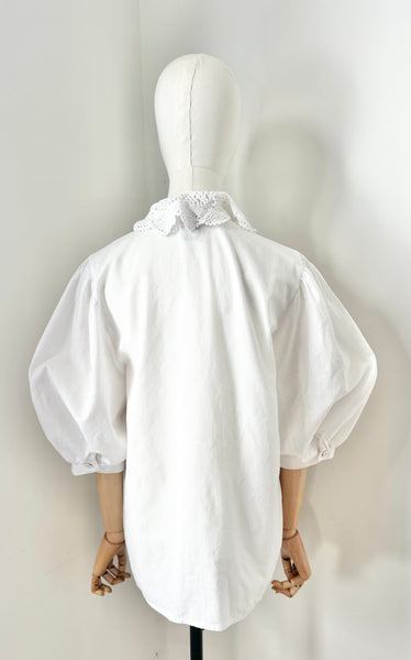 80's Cotton Blouse