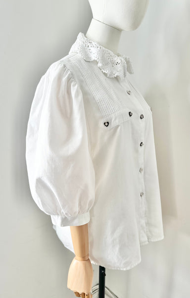 80's Cotton Blouse