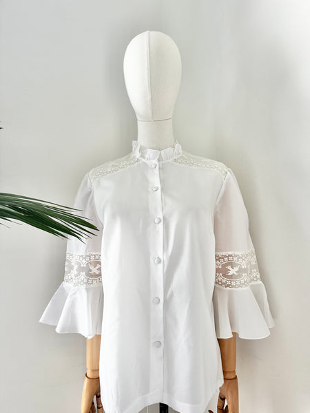 70's Lace Blouse