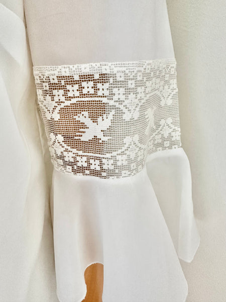 70's Lace Blouse