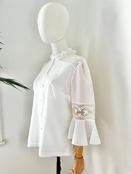 70's Lace Blouse