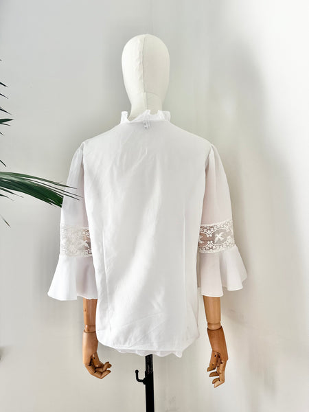 70's Lace Blouse