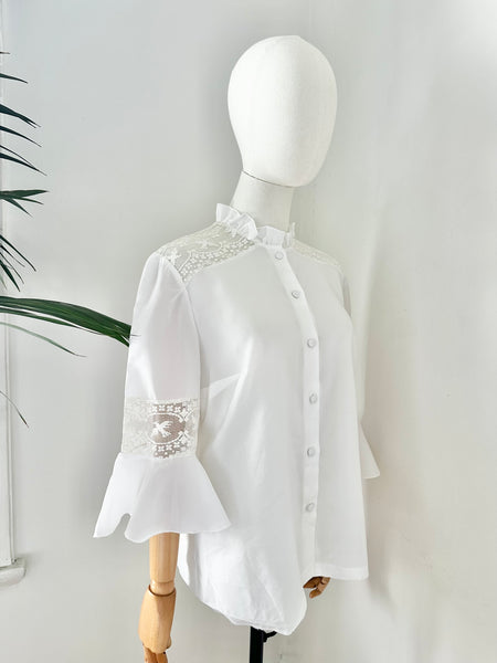 70's Lace Blouse