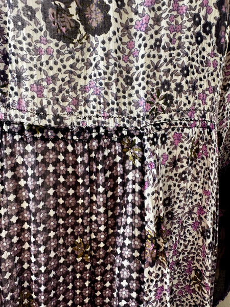 1970's Indian Cotton Gauze Dress