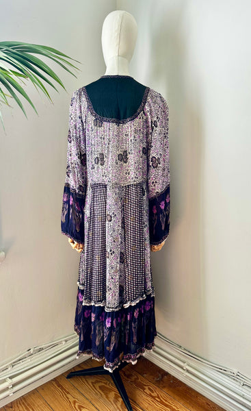1970's Indian Cotton Gauze Dress