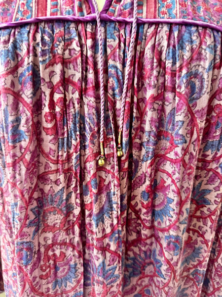 1970's Indian Cotton Gauze Dress