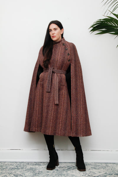 Vintage Irish Wool Cape by Jimmy Hourihan