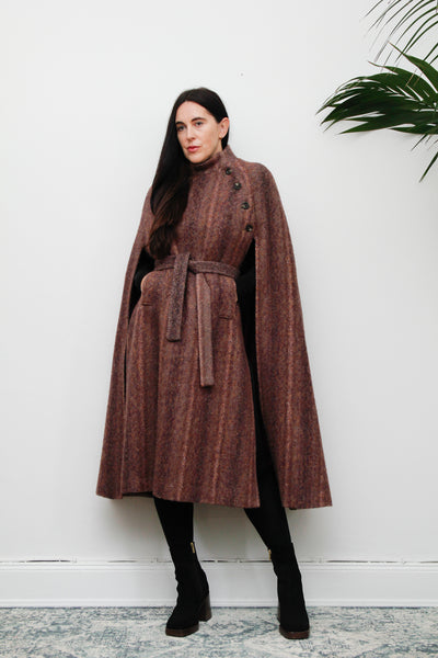 Vintage Irish Wool Cape by Jimmy Hourihan