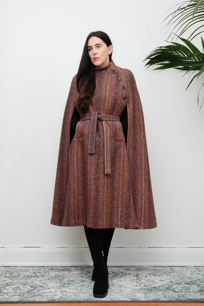 Vintage Irish Wool Cape by Jimmy Hourihan