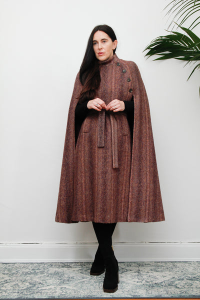 Vintage Irish Wool Cape by Jimmy Hourihan