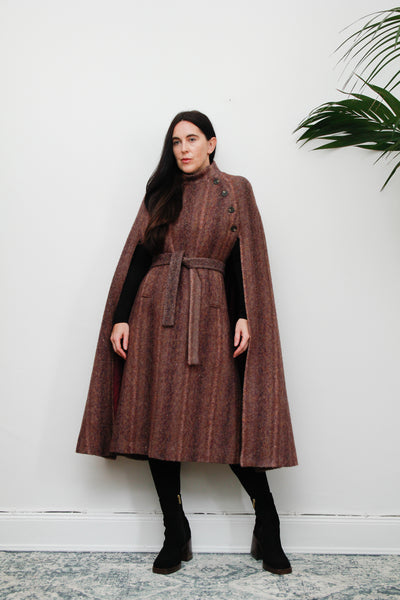 Vintage Irish Wool Cape by Jimmy Hourihan