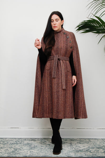 Vintage Irish Wool Cape by Jimmy Hourihan