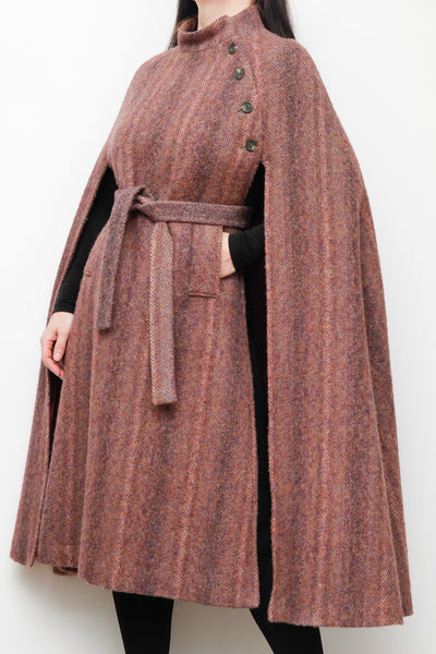 Vintage Irish Wool Cape by Jimmy Hourihan