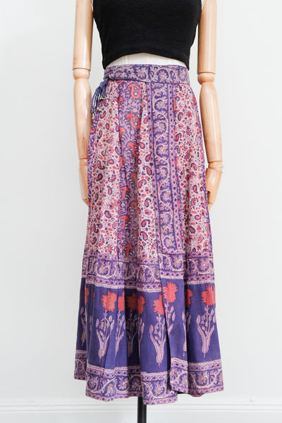 1970's Original Indian Cotton Gauze Skirt