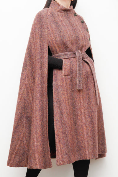 Vintage Irish Wool Cape by Jimmy Hourihan