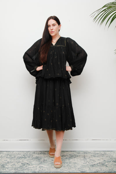 Stunning Indian Cotton Gauze Two-Piece Set