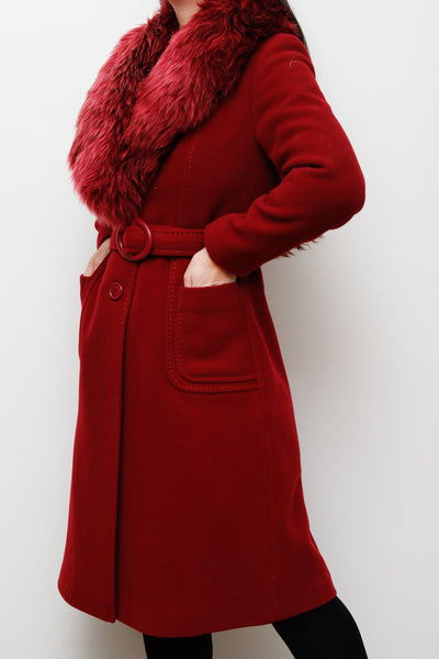 1970's Vintage Wool Penny Lane Princess Coat