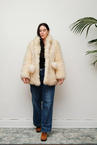 1970's Real Toscana Sheepskin Fur Coat Rare