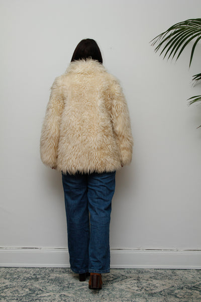 1970's Real Toscana Sheepskin Fur Coat Rare