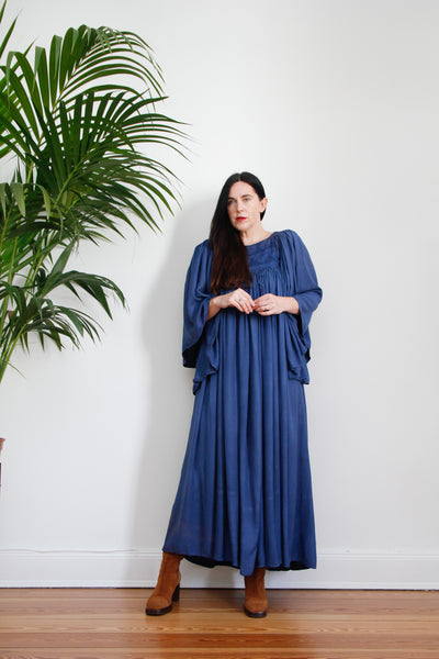 1970's Kaftan Afghan Bohemian Maxi Dress