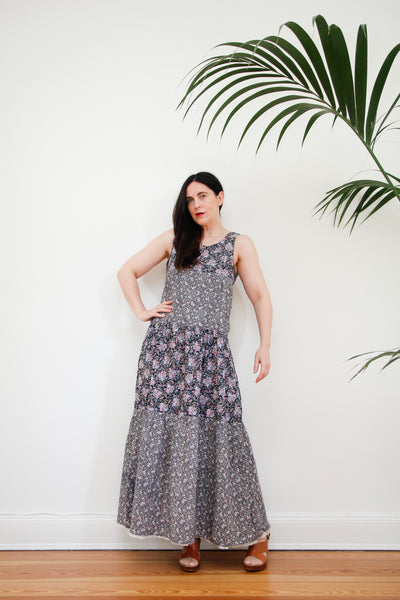 Copy of 1970's Ditsy Floral Cotton Maxi